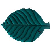 Лежанка Mr.Kranch для собак Листочек средняя двусторонняя с имитацией кожи, размер 90х65х5см, зелена